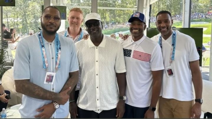 超巨集合!乔丹/安东尼/麦迪/卡特/斯卡拉布赖恩一起参加高尔夫赛 超巨集合!乔丹/安东尼/麦迪/卡特/斯卡拉布赖恩一起参加高尔夫赛