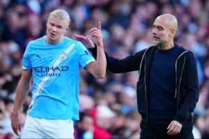 瓜帅:就进球而言哈兰德是梅罗凯恩莱万水平,但梅罗保持了20年 瓜帅:就进球而言哈兰德是梅罗凯恩莱万水平,但梅罗保持了20年