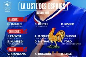 法国U23大名单:特尔、约罗入选 扎伊尔-埃梅里、乌戈丘库在列 法国U23大名单:特尔、约罗入选 扎伊尔-埃梅里、乌戈丘库在列