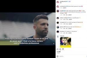 官方:36岁前巴萨边后卫阿尔巴宣布赛季末退役! 官方:36岁前巴萨边后卫阿尔巴宣布赛季末退役!