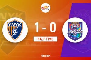 半场-云南玉昆暂1-0天津津门虎 奥斯卡点射破门 王献均送点 半场-云南玉昆暂1-0天津津门虎 奥斯卡点射破门 王献均送点