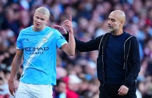 瓜迪奥拉:对哈兰德没进四五个感到失望,进攻端其他人也得进球 瓜迪奥拉:对哈兰德没进四五个感到失望,进攻端其他人也得进球