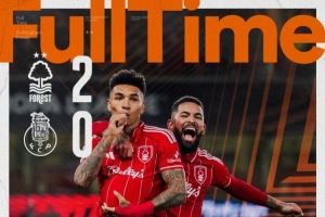 结束10场不胜!诺丁汉森林2-0波尔图,怀特、伊戈尔-热苏斯点射 结束10场不胜!诺丁汉森林2-0波尔图,怀特、伊戈尔-热苏斯点射