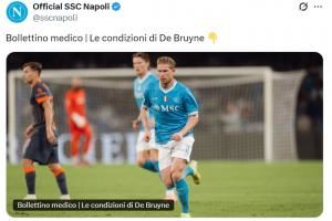 重伤!官方:德布劳内右大腿股二头肌重度损伤 据悉至少缺阵3个月 重伤!官方:德布劳内右大腿股二头肌重度损伤 据悉至少缺阵3个月