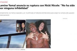 交往仅两个月!亚马尔向记者透露已与女友分手,但并非因为出轨 交往仅两个月!亚马尔向记者透露已与女友分手,但并非因为出轨