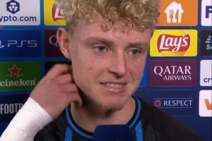 布鲁日后卫：亚马尔是我遇到最强对手之一 与巴萨战平没啥可抱怨